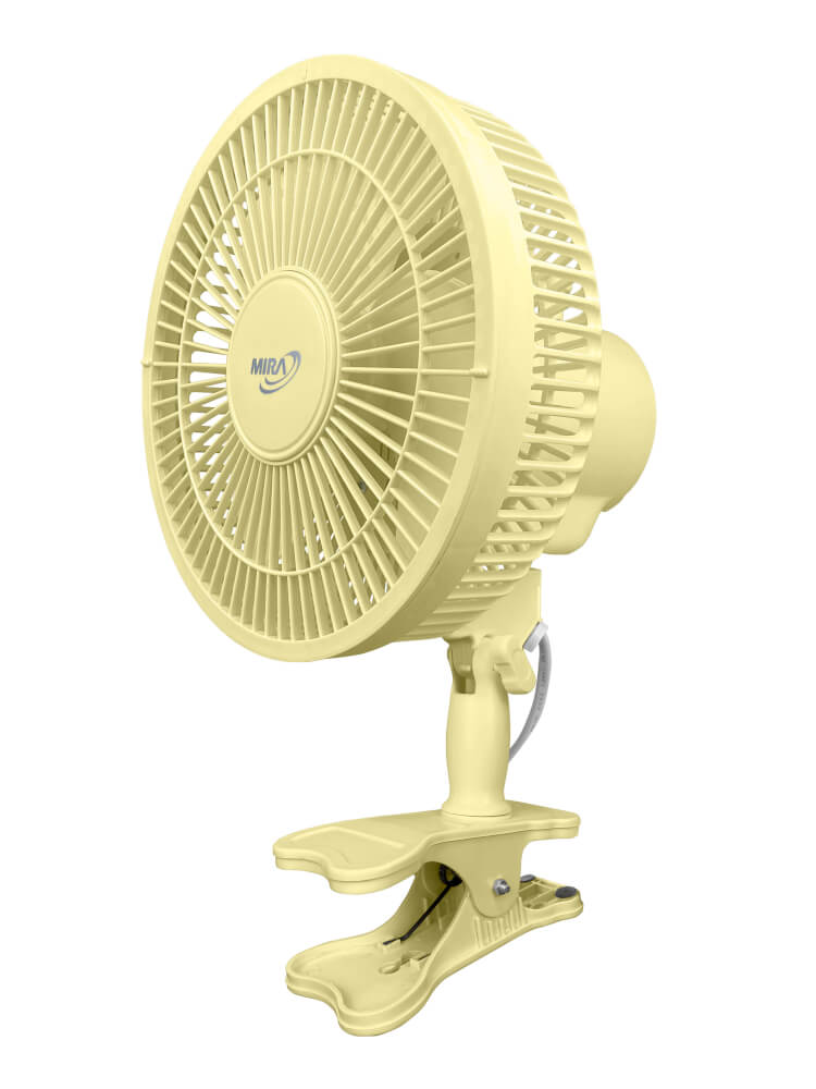 พัดลมตั้งโต๊ะ แบบหนีบ 8 นิ้ว MIRA M-73 LEMON